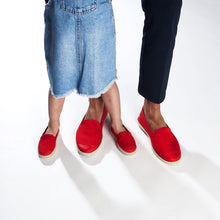 Load image into Gallery viewer, lassic Slip-On Red Enfants ANGARDE coton summer sunrise rouge parents enfants