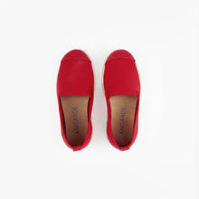 Load image into Gallery viewer, Classic Slip-On Red Enfants ANGARDE coton summer sunrise rouge vue dessus