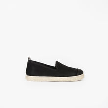 Load image into Gallery viewer, Classic Slip-On Black Enfants ANGARDE coton summer sunrise black vue profil