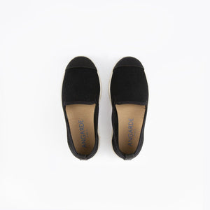 Classic Slip-On Black Enfants ANGARDE coton summer sunrise black vue dessus