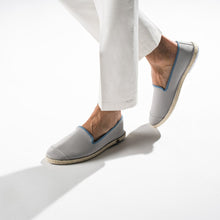 Load image into Gallery viewer, Classic Slip-On Grey Homme ANGARDE coton summer sunrise gris casual chic