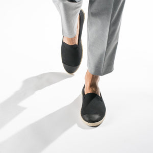 Classic Slip-On Black Homme ANGARDE coton summer sunrise noir casual chic