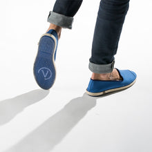 Load image into Gallery viewer, Classic Slip-On Azur Homme ANGARDE cotton summer sunrise bleu dur confortable