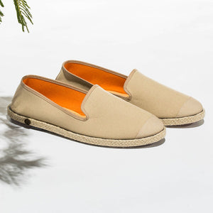 Classic Slip-On Beige Homme ANGARDE coton summer sunrise beige vue biais