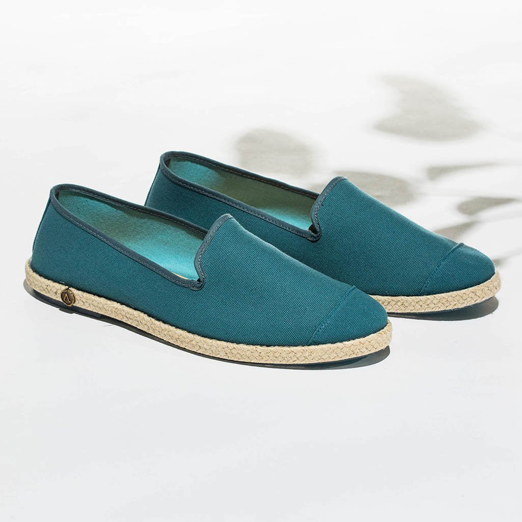 Classic Slip-On Bottle Homme ANGARDE coton summer sunrise vert bouteille vue de biais