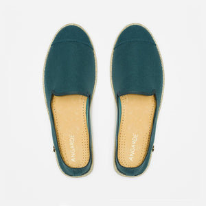 Classic Slip-On Bottle Homme ANGARDE coton summer sunrise vert bouteille vue de dessus