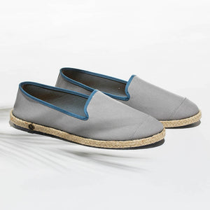 Classic Slip-On Grey Homme ANGARDE coton summer sunrise gris vue biais