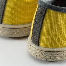 Load image into Gallery viewer, Espadrille Sneaker enfant jaune Lemon coton résistante
