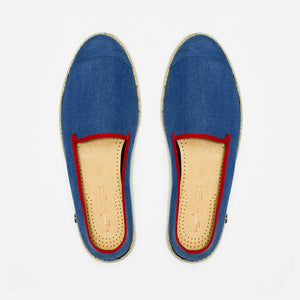 Collab Slip-On Light Denim HAST Homme ANGARDE coton summer sunrise bleu jeans vue de dessus