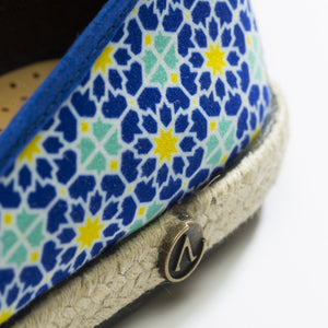 Espadrille Sneaker Homme imprimé collab Majorelle Gili's x ANGARDE coloré