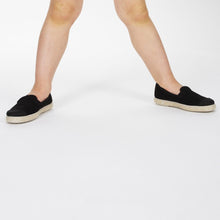 Load image into Gallery viewer, Classic Slip-On Black Enfants ANGARDE coton summer sunrise black casual chic