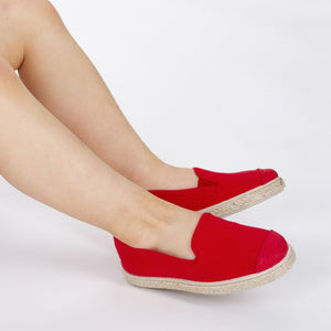 Classic Slip-On Red Enfants ANGARDE coton summer sunrise rouge casual chic