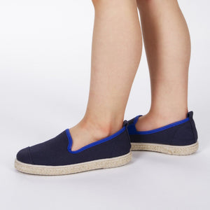 Classic Slip-On Navy Enfants ANGARDE coton summer sunrise bleu marine casual chic