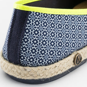 Collab Slip-On Navy Azulejos GILI'S Homme ANGARDE coton summer sunrise bleu marine résistante