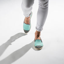 Load image into Gallery viewer, Classic Slip-On Aqua Femme ANGARDE cotton summer sunrise bleu vert casual chic