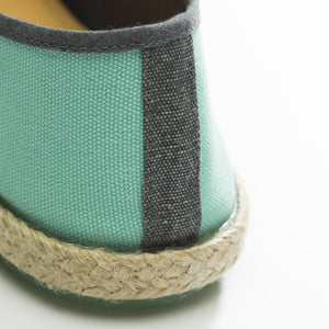 Classic Slip-On Aqua Femme ANGARDE cotton summer sunrise bleu vert résistante
