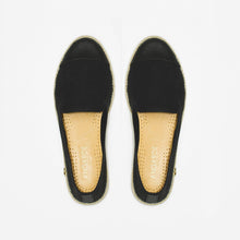 Load image into Gallery viewer,  Classic Slip-On Black Femme ANGARDE cotton summer sunrise noire vue dessus