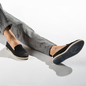  Classic Slip-On Black Femme ANGARDE coton summer sunrise noire casual chic