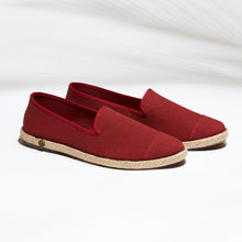 Load image into Gallery viewer, Classic Slip-On Carmine Homme ANGARDE coton summer sunrise bordeaux vue biais