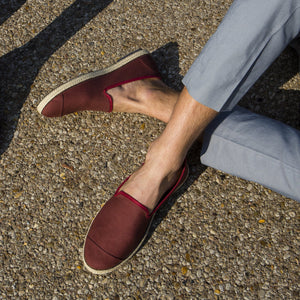 Classic Slip-On Carmine Homme ANGARDE coton summer sunrise bordeaux casual chic