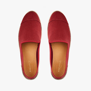 Classic Slip-On Carmine Homme ANGARDE coton summer sunrise bordeaux vue de dessus