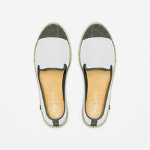 Load image into Gallery viewer,  Classic Slip-On Cream Femme ANGARDE coton summer sunrise blanc crème vue dessus
