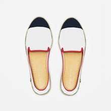Load image into Gallery viewer,  Classic Slip-On Flag Femme ANGARDE coton summer sunrise drapeau français vue de dessus