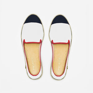  Classic Slip-On Flag Femme ANGARDE coton summer sunrise drapeau français vue de dessus