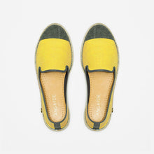 Load image into Gallery viewer,  Classic Slip-On Lemon Femme ANGARDE coton summer sunrise jaune citron vue dessus