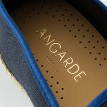 Load image into Gallery viewer,  Classic Slip-On Navy Femme ANGARDE cotton summer sunrise bleu marine confortable