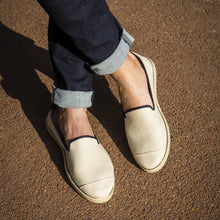 Load image into Gallery viewer, Classic Slip-On Sand-Marine Homme ANGARDE coton summer sunrise confortable