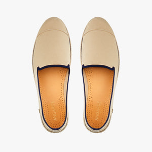 Classic Slip-On Sand-Marine Homme ANGARDE coton summer sunrise vue de dessus