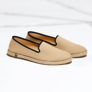 Classic Slip-On Sand-Marine Homme ANGARDE coton summer sunrise vue de biais