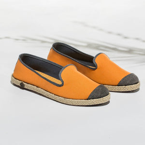  Classic Slip-On Orange Femme ANGARDE cotton summer sunrise orange vue biais