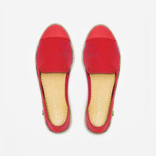 Load image into Gallery viewer,  Classic Slip-On red Femme ANGARDE coton summer sunrise rouge vue dessus