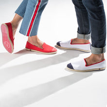 Load image into Gallery viewer,  Classic Slip-On red Femme ANGARDE coton summer sunrise rouge unisex