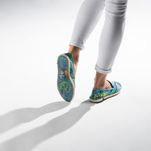 Load image into Gallery viewer, Collab Slip-On Perroquet FORGET ME NOT femme ANGARDE coton summer sunrise imprimé tropical casual chic