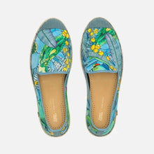 Load image into Gallery viewer, Collab Slip-On Perroquet FORGET ME NOT Homme ANGARDE coton summer sunrise tropical vue de dessus