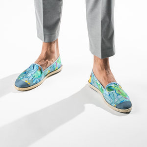 Collab Slip-On Perroquet FORGET ME NOT Homme ANGARDE coton summer sunrise tropical casual chic
